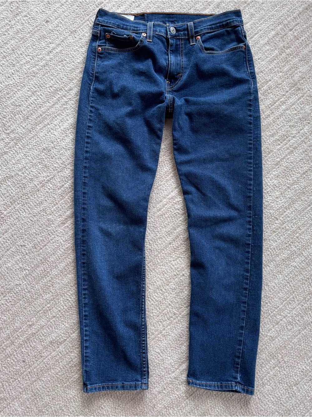 Levi's 502 Women's Dark Blue Skinny Jeans with Signature Patch - Picture 4 of 10